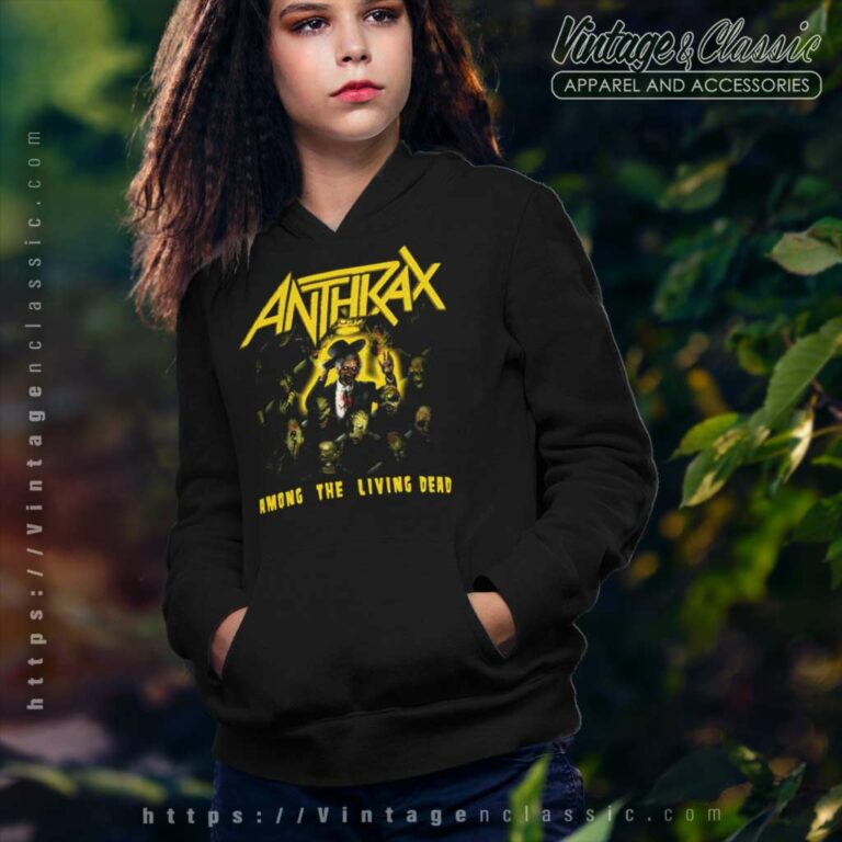 Anthrax The Living Dead Hoodie Anthrax The Living Dead Hoodie