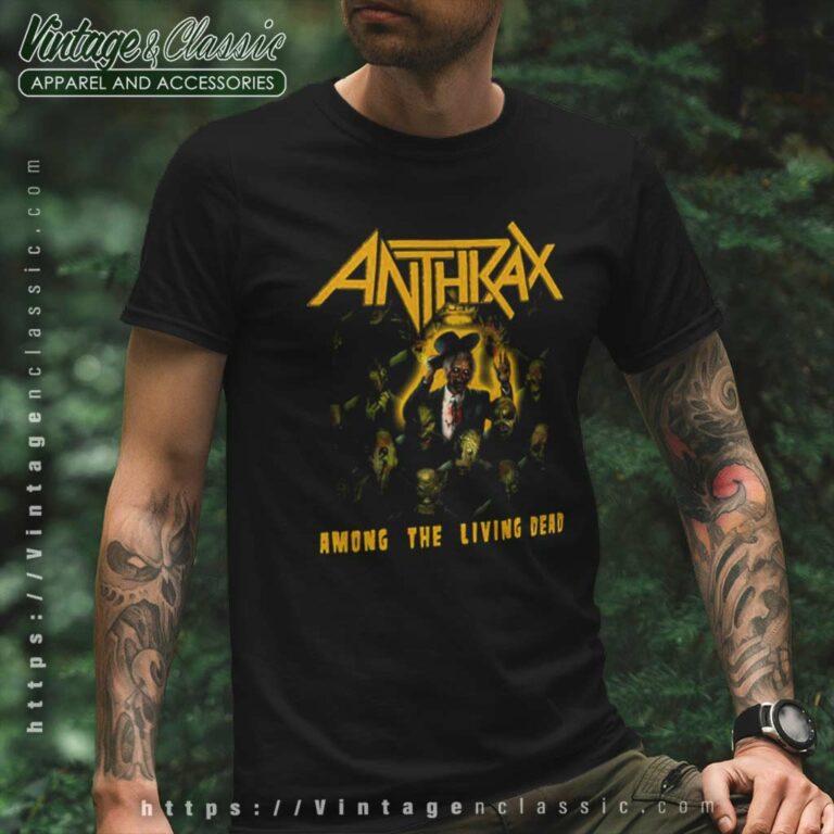 Anthrax The Living Dead T Shirt Anthrax The Living Dead T Shirt
