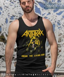 Anthrax The Living Dead Tank Top Racerback