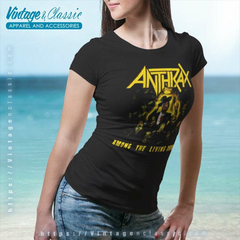 Anthrax The Living Dead Women TShirt Anthrax The Living Dead Women TShirt