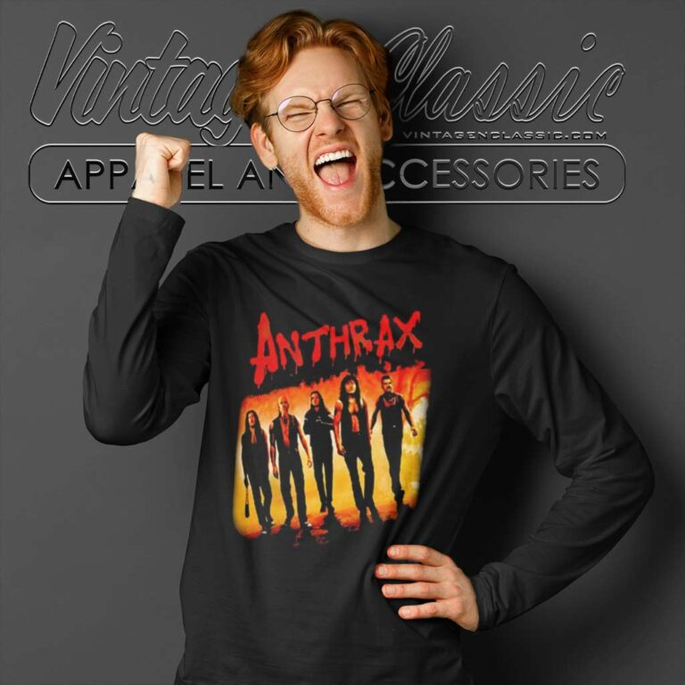 Anthrax The Warriors Long Sleeve Tee Anthrax The Warriors Long Sleeve Tee