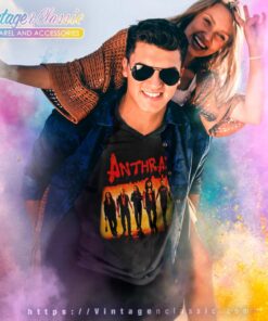 Anthrax The Warriors V Neck TShirt