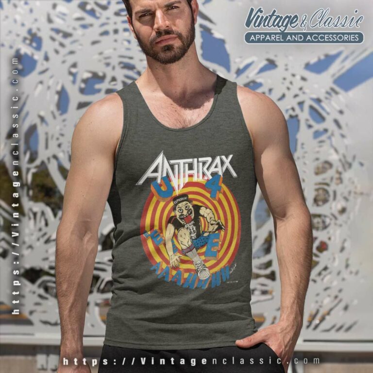 Anthrax U4 Euphoria Tank Top Racerback Anthrax U4 Euphoria Tank Top Racerback