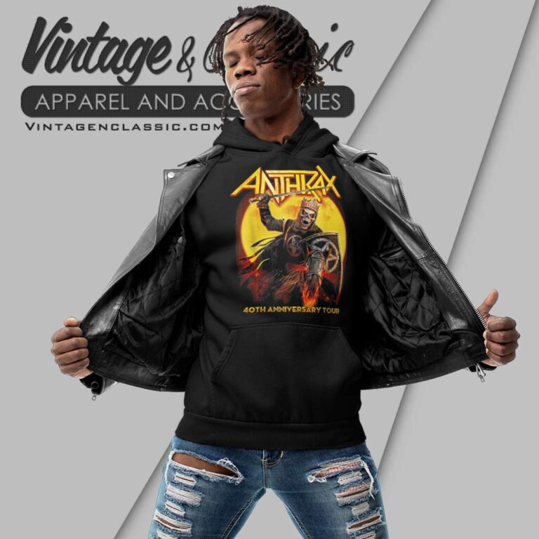 Anthrax We Ride With Death Hoodie Anthrax We Ride With Death Hoodie