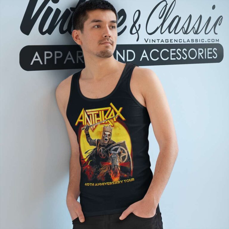 Anthrax We Ride With Death Tank Top Racerback Anthrax We Ride With Death Tank Top Racerback