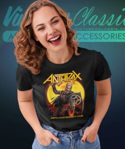 Anthrax We Ride With Death Women TShirt