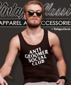 Anti Groomer Social Club Shirt 4 Anti Groomer Social Club Tank Top Racerback