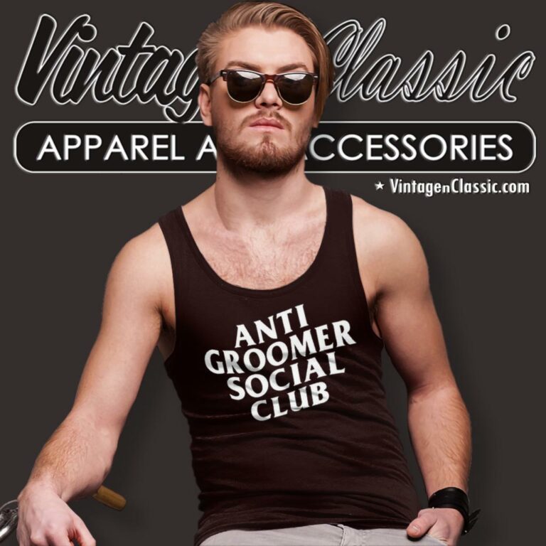 Anti Groomer Social Club Tank Top Racerback Anti Groomer Social Club Tank Top Racerback