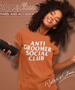 Anti Groomer Social Club Shirt 6 Anti Groomer Social Club Women T Shirt
