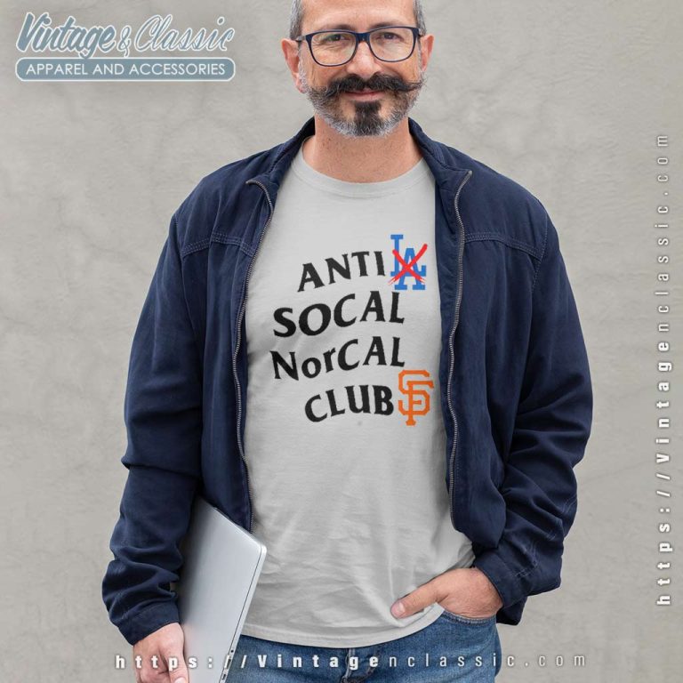 Anti Los Angeles Dodgers Socal Norcal Club San Francisco Giants Long Sleeve Tee Anti Los Angeles Dodgers Socal Norcal Club San Francisco Giants Long Sleeve Tee