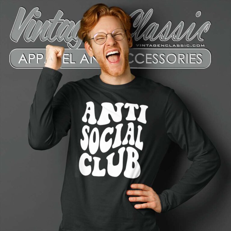 Anti Social Club Trendy Long Sleeve Tee Anti Social Club Trendy Long Sleeve Tee