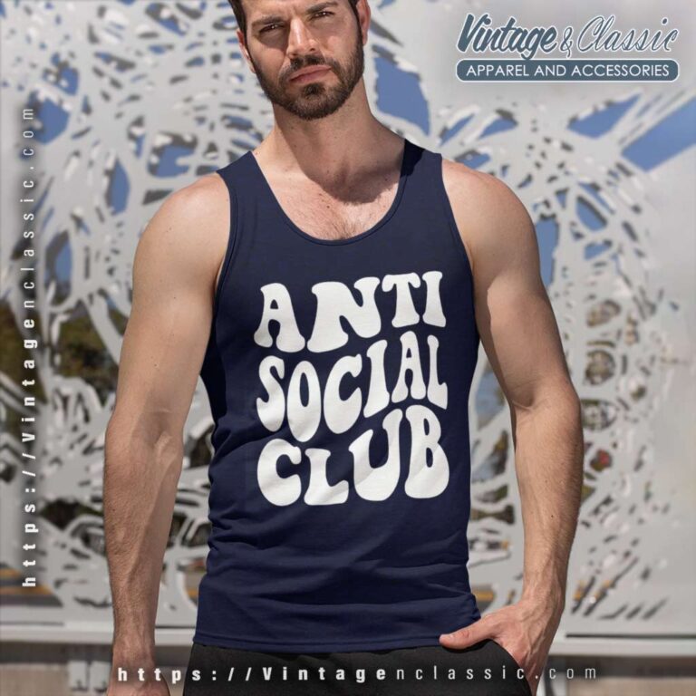 Anti Social Club Trendy Tank Top Racerback Anti Social Club Trendy Tank Top Racerback