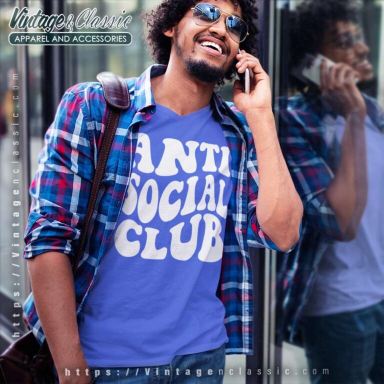 Anti Social Club Trendy V Neck TShirt Anti Social Club Trendy V Neck TShirt