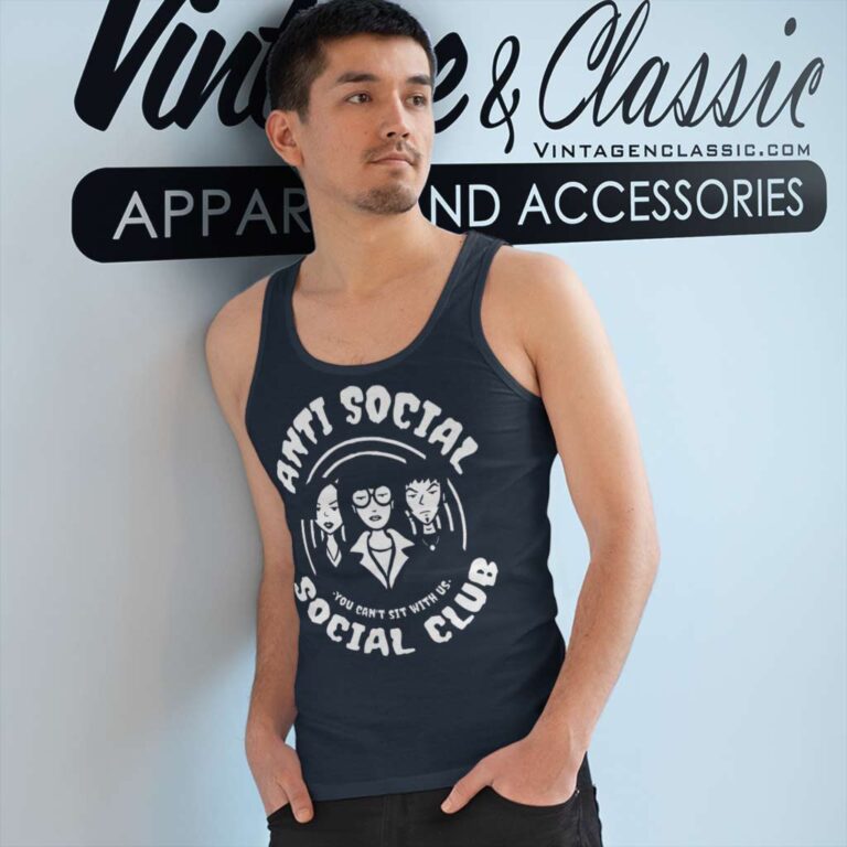 Anti Social Social Club Daria Tank Top Racerback Anti Social Social Club Daria Tank Top Racerback