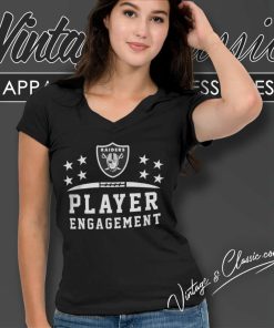 Antonio Pierce Raiders Players Engagement Nfl V Neck TShirt