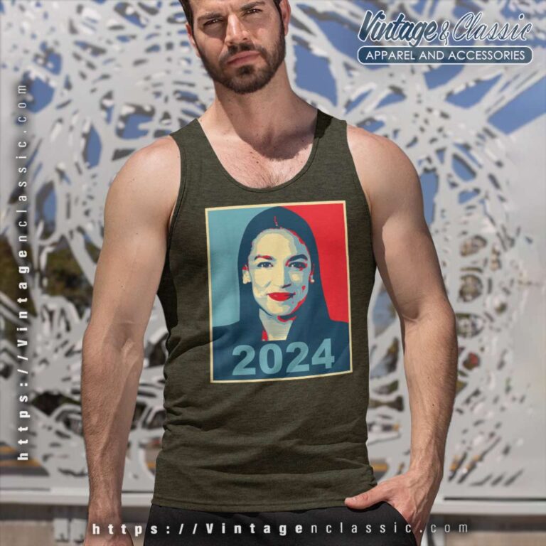 Aoc For President 2024 Aoc See Through Tank Top Racerback Aoc For President 2024 Aoc See Through Tank Top Racerback