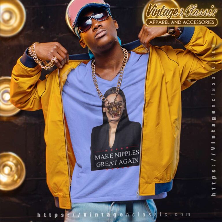 Aoc Make Nipples Great Again V Neck TShirt Aoc Make Nipples Great Again V Neck TShirt