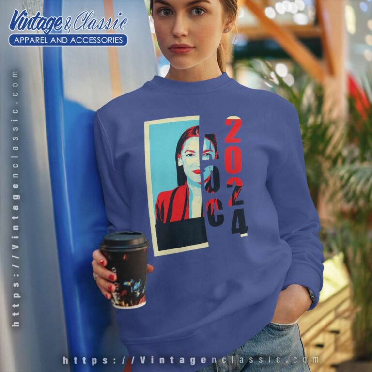 Aoc See Through For President 2024 Sweatshirt Aoc See Through For President 2024 Sweatshirt