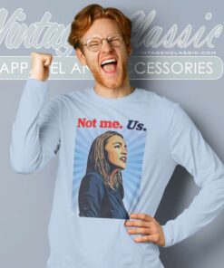 Aoc See Through Not Me Us Art Long Sleeve Tee