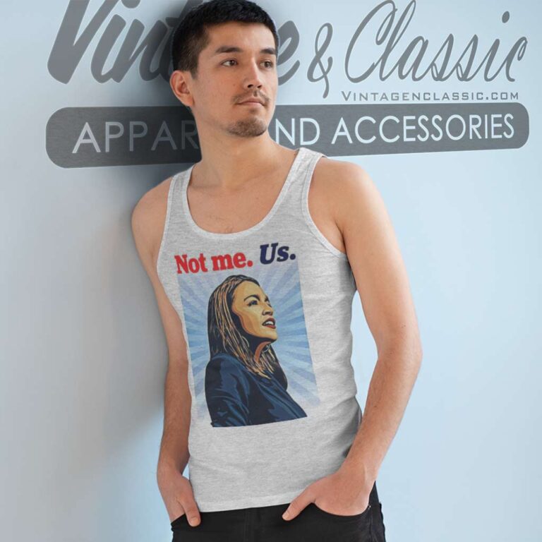 Aoc See Through Not Me Us Art Tank Top Racerback Aoc See Through Not Me Us Art Tank Top Racerback