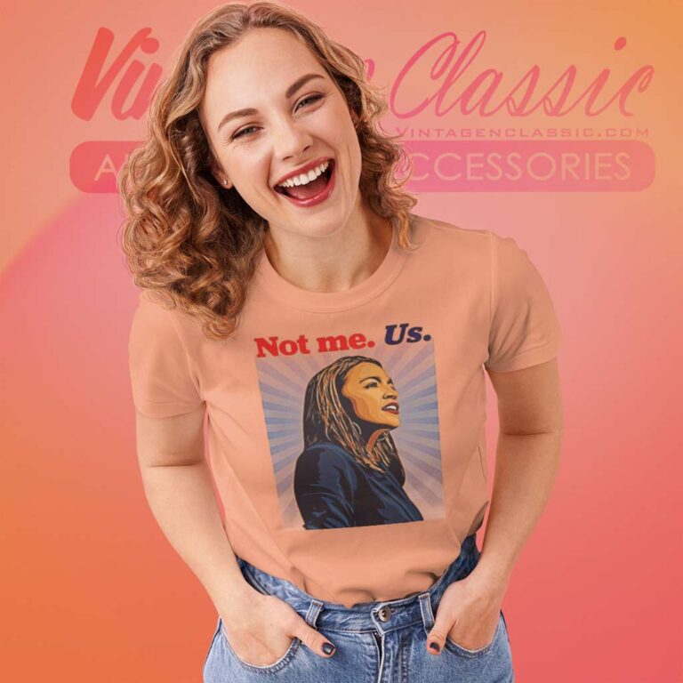 Aoc See Through Not Me Us Art Women TShirt Aoc See Through Not Me Us Art Women TShirt