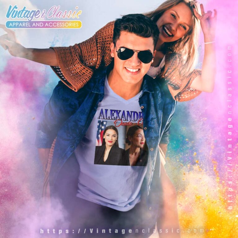 Aoc See Through Ocasio Cortez 90s V Neck TShirt Aoc See Through Ocasio Cortez 90s V Neck TShirt