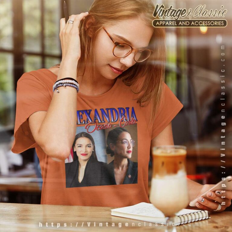 Aoc See Through Ocasio Cortez 90s Women TShirt Aoc See Through Ocasio Cortez 90s Women TShirt