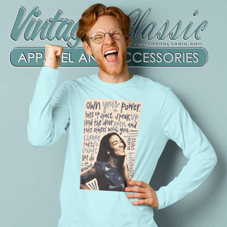 Aoc See Through Own Your Power Long Sleeve Tee Aoc See Through Own Your Power Long Sleeve Tee