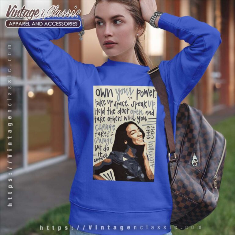 Aoc See Through Own Your Power Sweatshirt Aoc See Through Own Your Power Sweatshirt