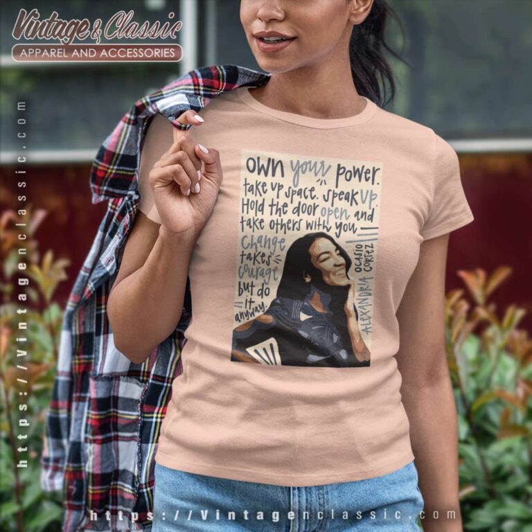 Aoc See Through Own Your Power Women TShirt Aoc See Through Own Your Power Women TShirt