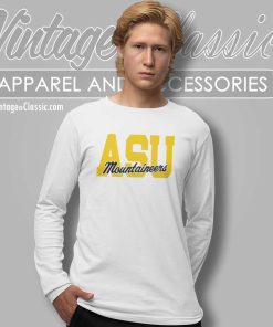 Appalachian State University Mountaineers ASU Shirt 4 Appalachian State University Mountaineers Asu Long Sleeve Tee