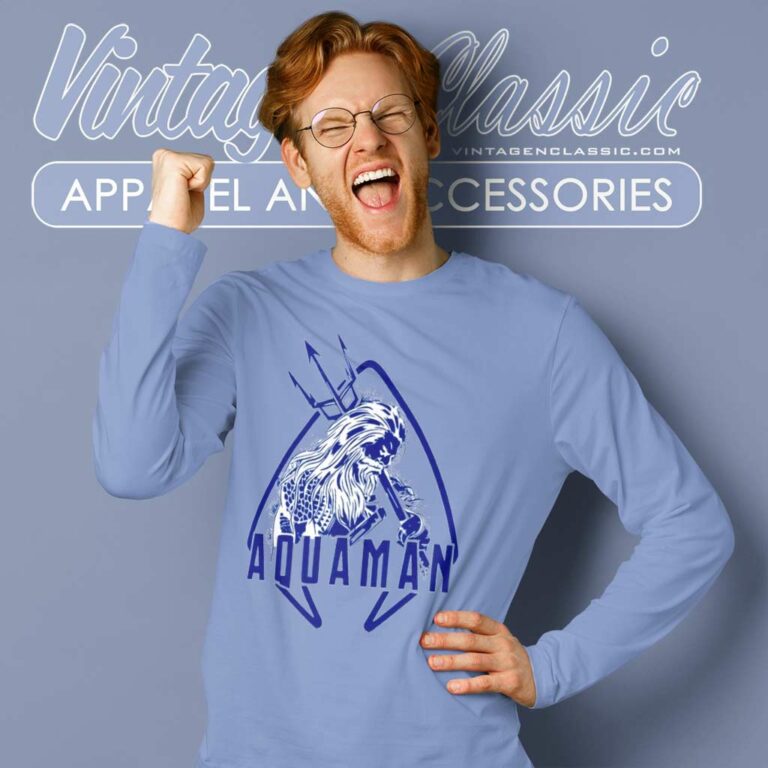 Aquaman 2023 Graphic Shirt Long Sleeve Tee Aquaman 2023 Graphic Shirt Long Sleeve Tee