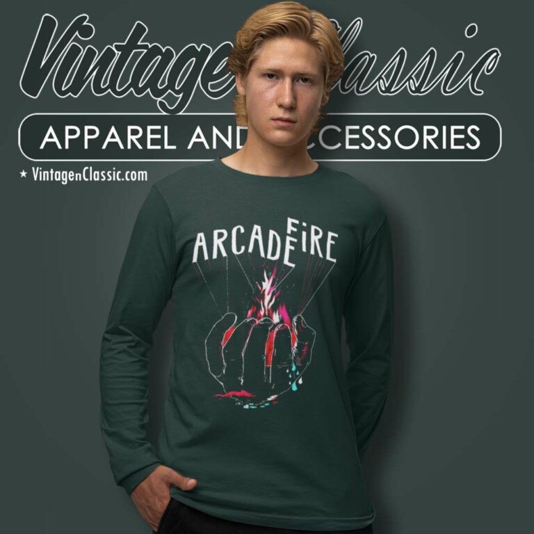 Arcade Fire Hand Long Sleeve Tee Arcade Fire Hand Long Sleeve Tee