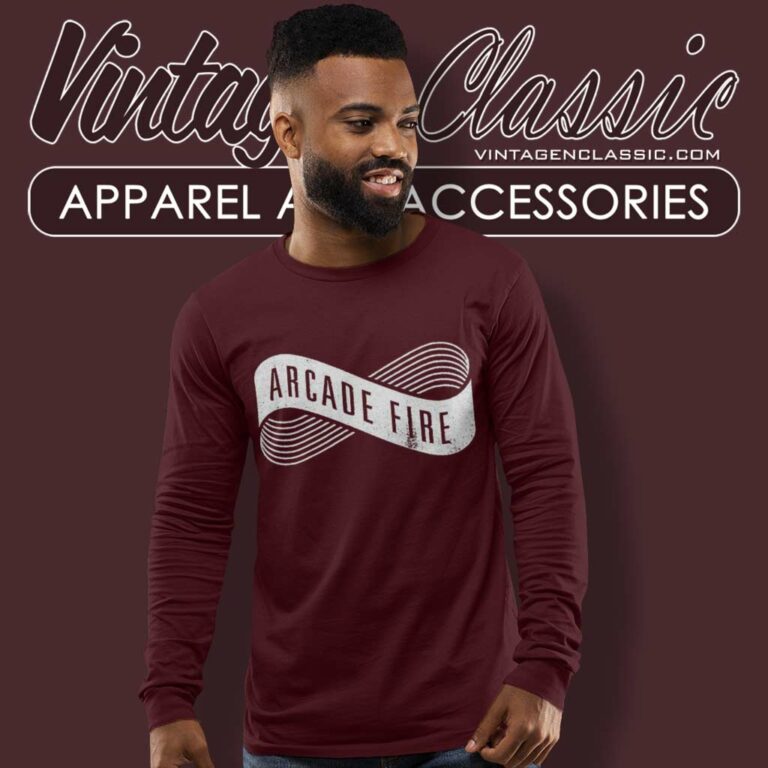 Arcade Fire Logo Long Sleeve Tee Arcade Fire Logo Long Sleeve Tee