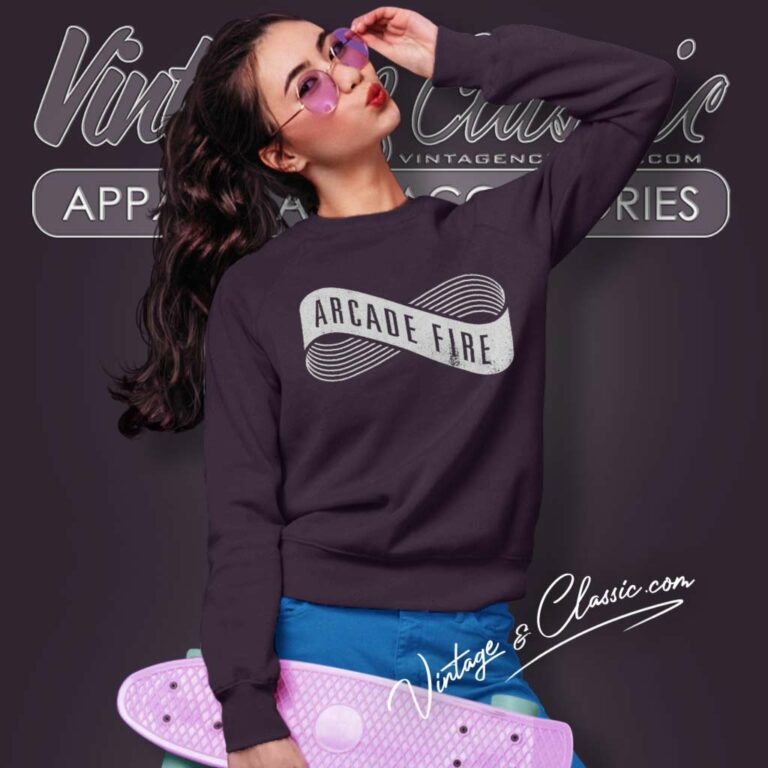 Arcade Fire Logo Sweatshirt Arcade Fire Logo Sweatshirt