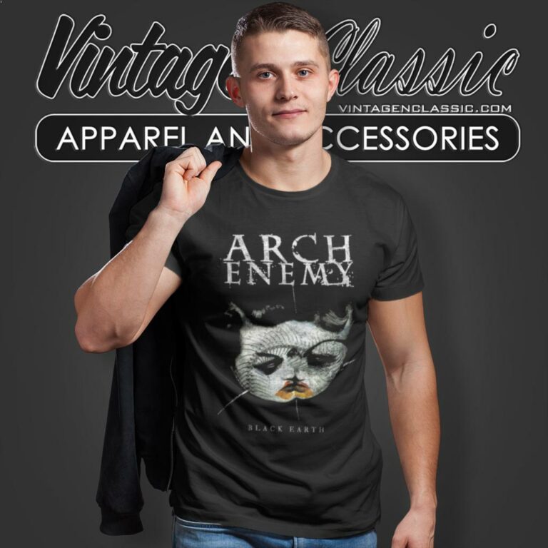 Arch Enemy Black Earth T Shirt Arch Enemy Black Earth T Shirt