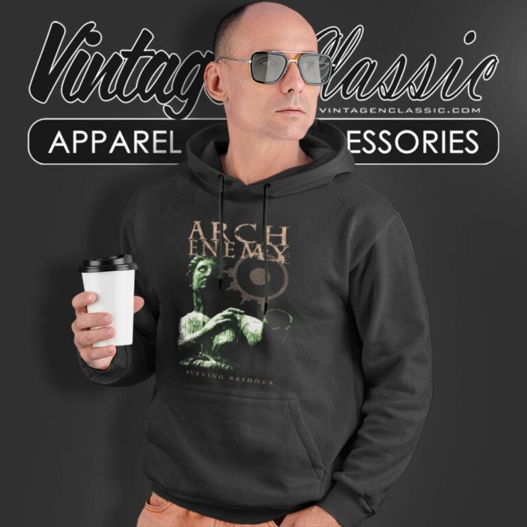 Arch Enemy Burning Bridges Hoodie Arch Enemy Burning Bridges Hoodie