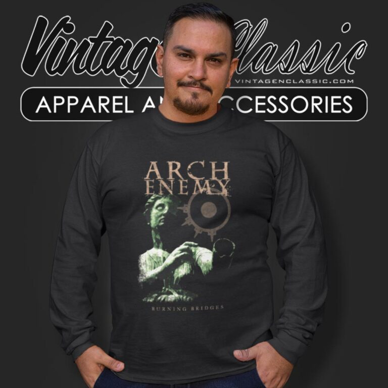 Arch Enemy Burning Bridges Long Sleeve Tee Arch Enemy Burning Bridges Long Sleeve Tee