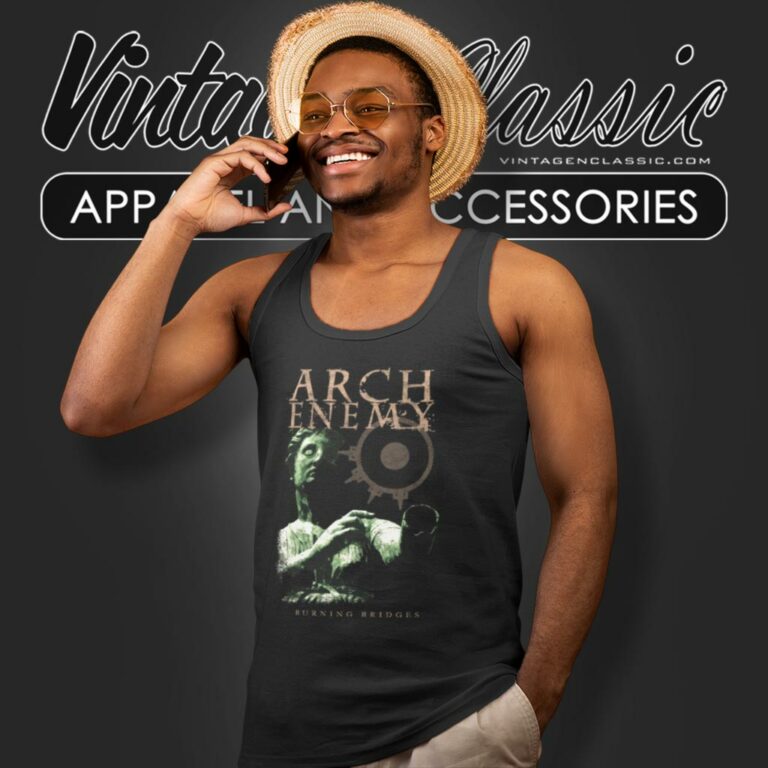 Arch Enemy Burning Bridges Tank Top Racerback Arch Enemy Burning Bridges Tank Top Racerback