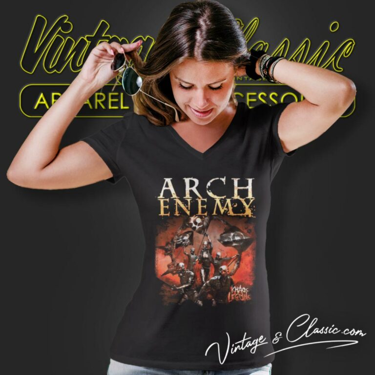 Arch Enemy Khaos Legions V Neck TShirt Arch Enemy Khaos Legions V Neck TShirt