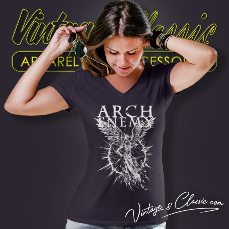 Arch Enemy Poisoned Arrow V Neck TShirt Arch Enemy Poisoned Arrow V Neck TShirt