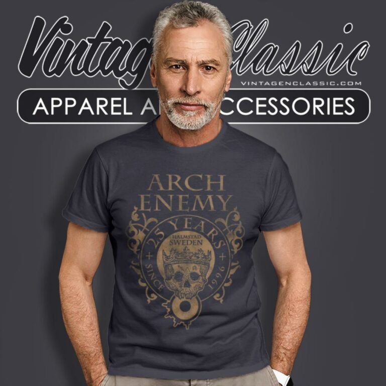 Arch Enemy Shirt 25 Years Pocket Crest T Shirt Arch Enemy Shirt 25 Years Pocket Crest T Shirt