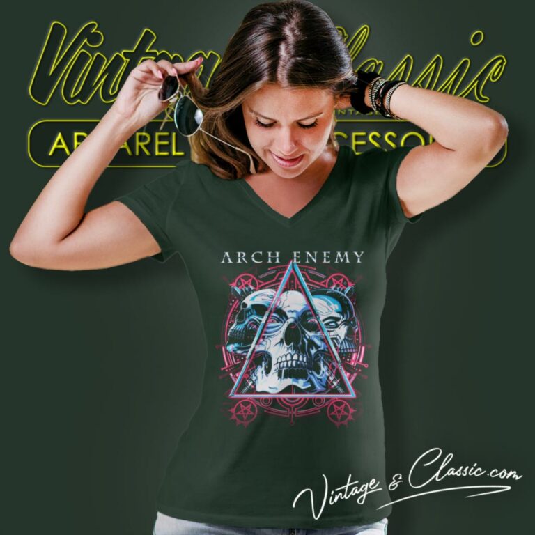 Arch Enemy Shirt Enter The Machine V Neck TShirt Arch Enemy Shirt Enter The Machine V Neck TShirt