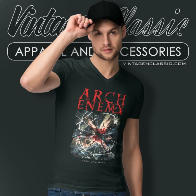 Arch Enemy Shirt House Of Mirrors V Neck TShirt Arch Enemy Shirt House Of Mirrors V Neck TShirt