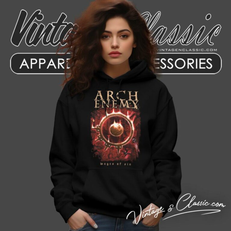 Arch Enemy Shirt Wages Of Sin Hoodie Arch Enemy Shirt Wages Of Sin Hoodie