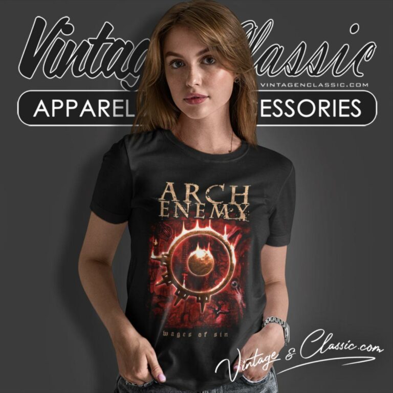 Arch Enemy Shirt Wages Of Sin Women T Shirt Arch Enemy Shirt Wages Of Sin Women T Shirt