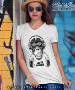 Arctic Monkeys DJ V Neck TShirt
