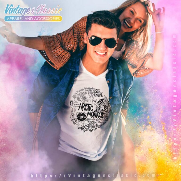 Arctic Monkeys Image Lyrics V Neck TShirt Arctic Monkeys Image Lyrics V Neck TShirt