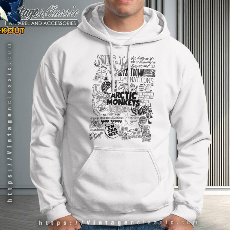 Arctic Monkeys Lyrics Hoodie Arctic Monkeys Lyrics Hoodie