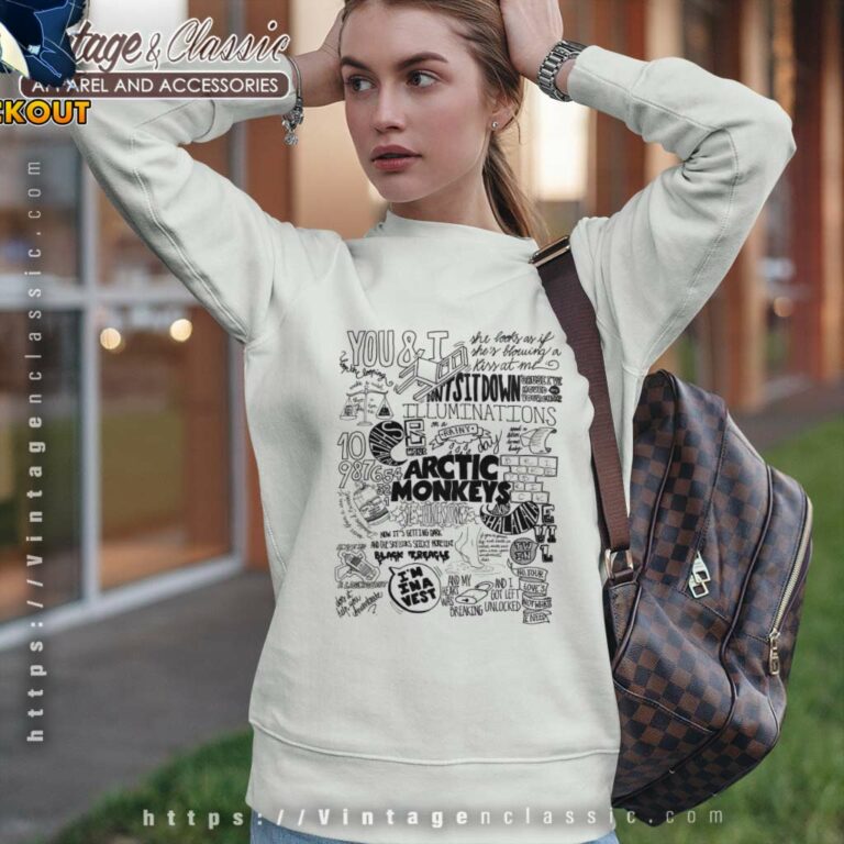 Arctic Monkeys Lyrics Sweatshirt Arctic Monkeys Lyrics Sweatshirt
